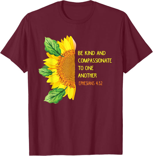 Ephesians 4:32 Christian Bible Verse Religious T-Shirt - T-Shirt | Maroon