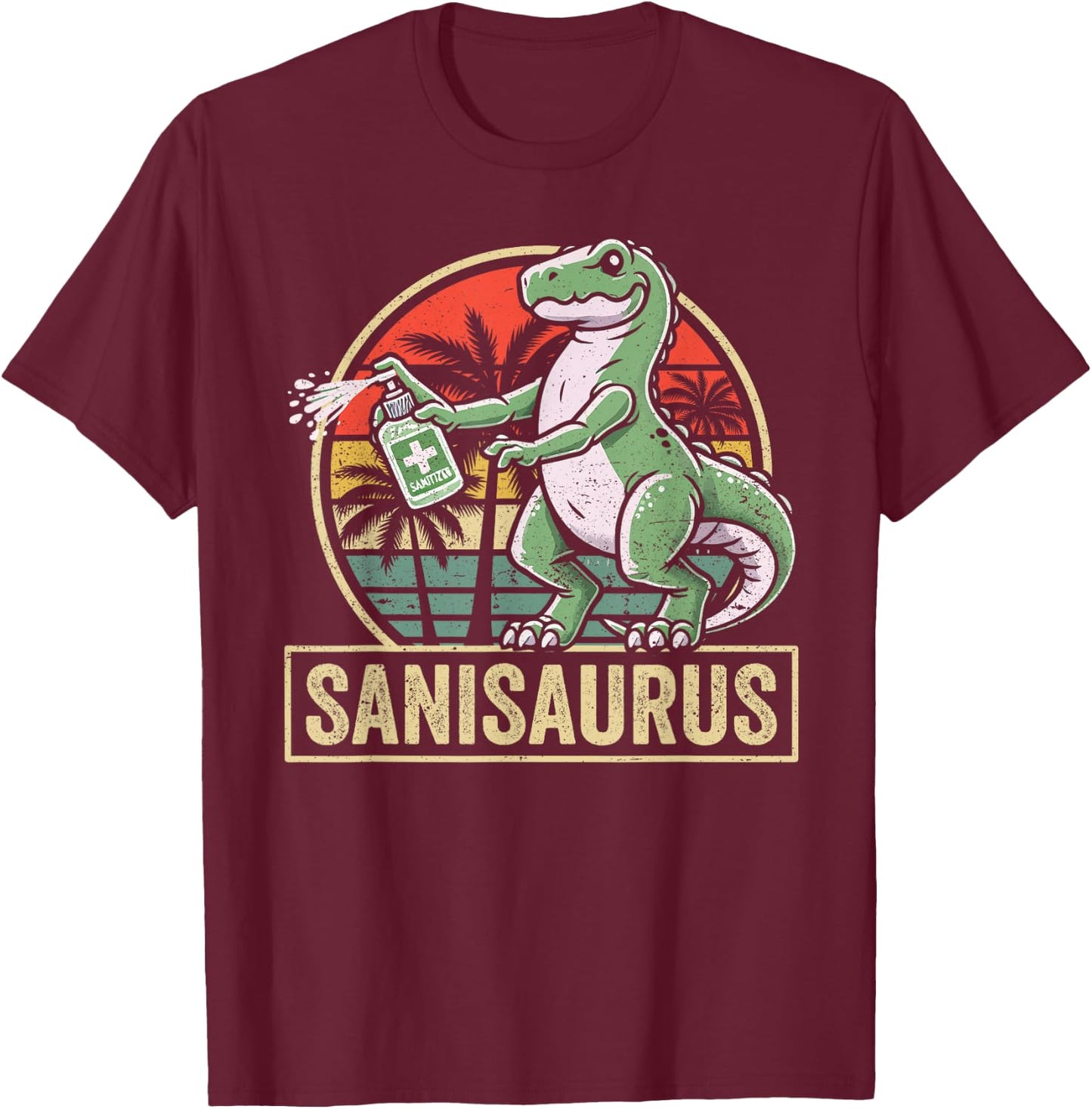 Germaphobe anti-germ hand sanitizer T-Shirt - T-Shirt | Maroon