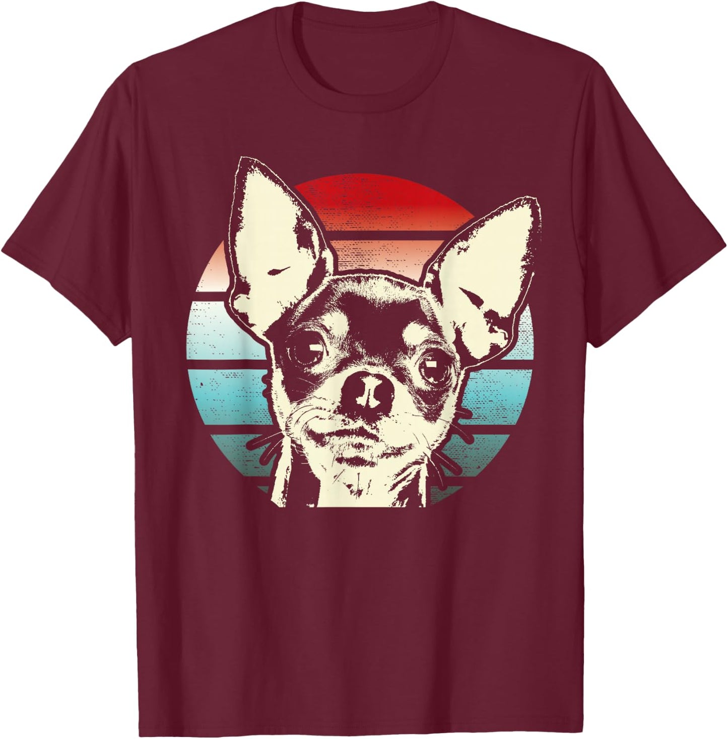 Chihuahua Chihuahueno Dog T-Shirt - T-Shirt | Maroon
