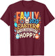Family Easter 2025 Easter Crew Matching Group T-Shirt - T-Shirt | Maroon