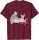 Sphynx Cat Tattooing Funny Meme Kitty Humor Tattoo Artist T-Shirt - T-Shirt | Maroon