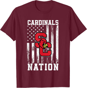 Scott County Cardinals Logo Nation HS T-Shirt - T-Shirt | Maroon