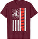 Dirt Bike American Flag Brap Motocross Motorcycle Race Gift Women Kids Men T-Shirt - T-Shirt | Maroon