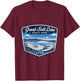 Great Salt Lake State Park Utah Outdoor Nature Travel T-Shirt - T-Shirt | Maroon