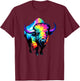 Tie Dye Buffalo T-Shirt - T-Shirt | Maroon