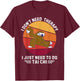 Vintage Sloth I Don't Need Therapy I Just Need To Do Tai Chi T-Shirt - T-Shirt | Maroon