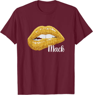 Mack - First Name Gift T-Shirt - T-Shirt | Maroon
