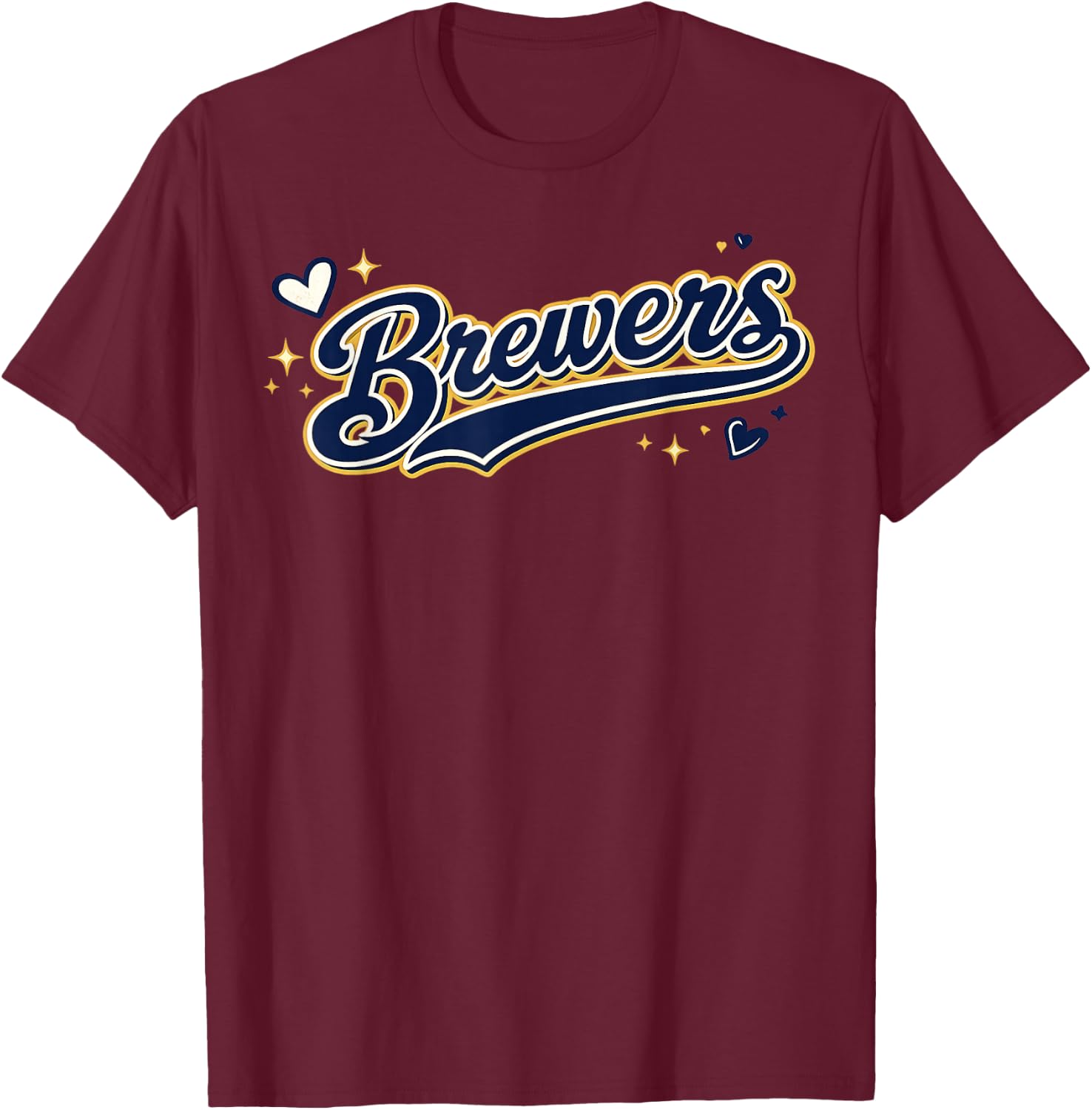 Vintage Brewers Retro Classic Gifts Women Kids T-Shirt - T-Shirt | Maroon
