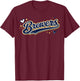 Vintage Brewers Retro Classic Gifts Women Kids T-Shirt - T-Shirt | Maroon