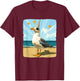 Cute Seagull with Party Hat for Seagulls Party T-Shirt - T-Shirt | Maroon