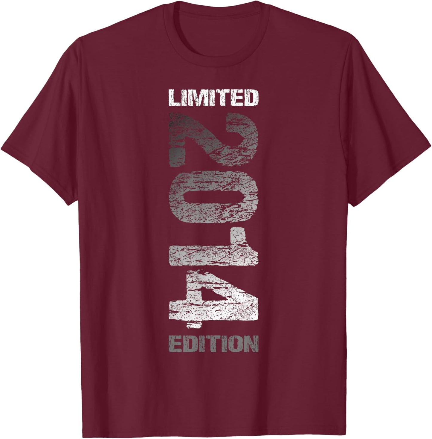 2014 Junge Mädchen 12. Geburtstag Limited Edition 12 T-Shirt - T-Shirt | Maroon