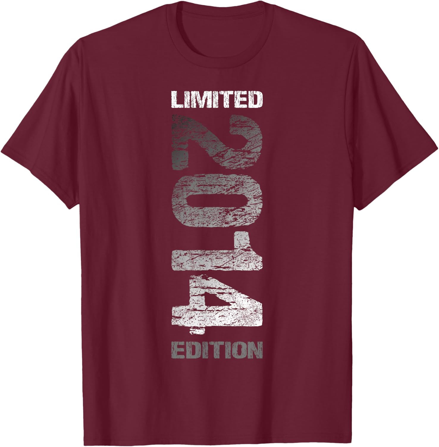 2014 Junge Mädchen 12. Geburtstag Limited Edition 12 T-Shirt - T-Shirt | Maroon