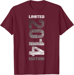 2014 Junge Mädchen 12. Geburtstag Limited Edition 12 T-Shirt - T-Shirt | Maroon