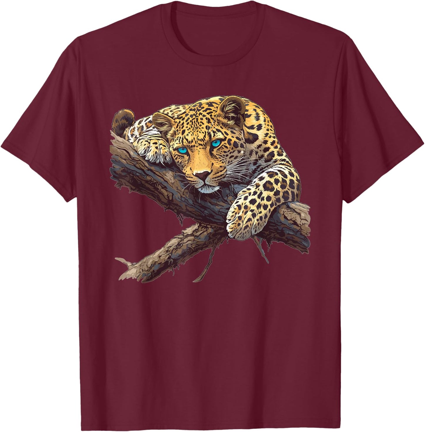 Amur Leopards Lovers Amur Leopard T-Shirt - T-Shirt | Maroon