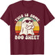 This Is Some Boo Sheet Ghost Halloween Costume T-Shirt - T-Shirt | Maroon
