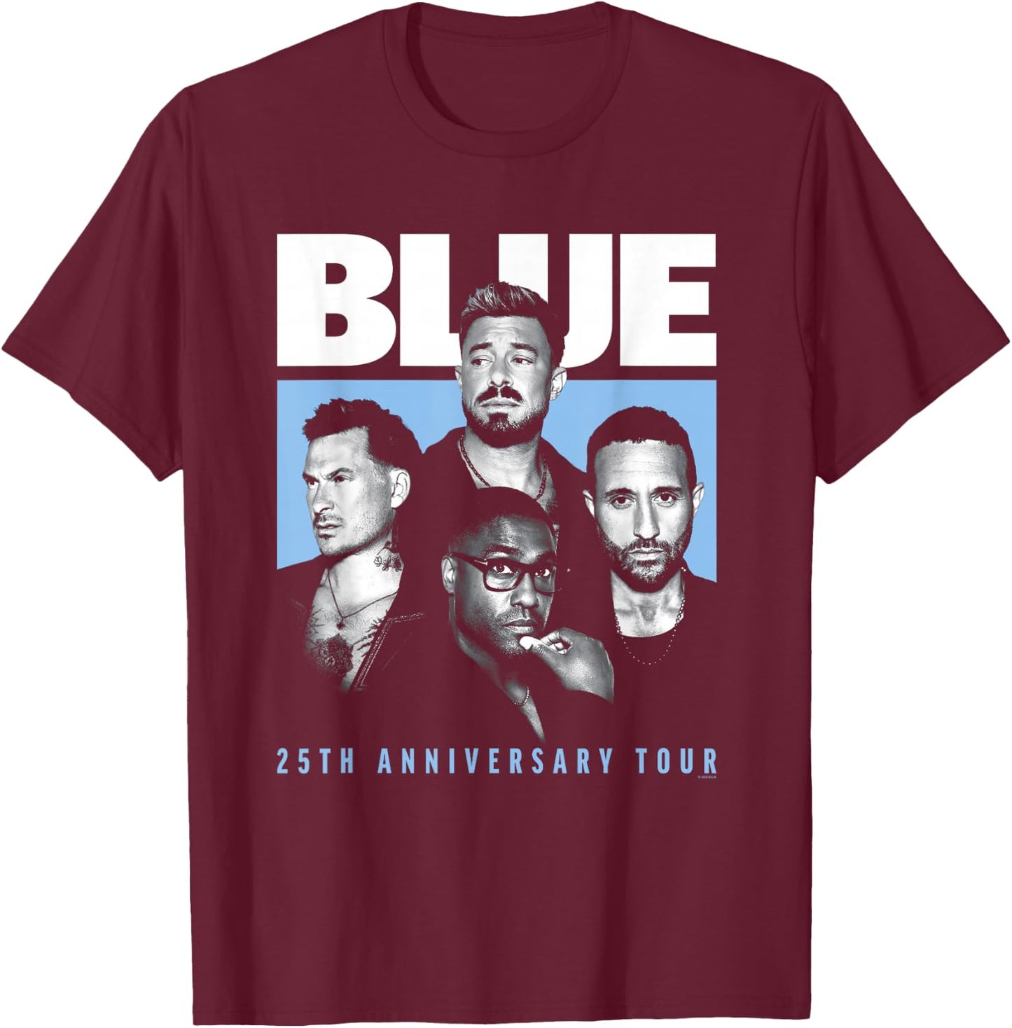 Blue Tour Photo T-Shirt - T-Shirt | Maroon