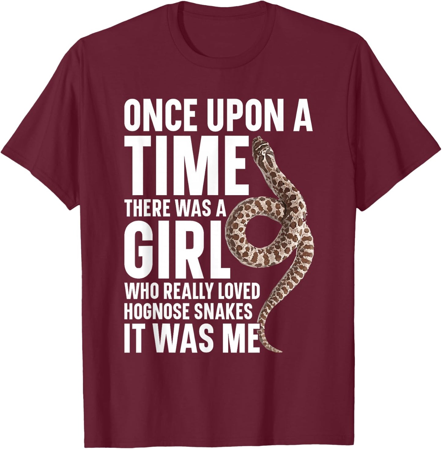 Hognose Snake Terrarium Plush Ring Food Hognose Snake T-Shirt - T-Shirt | Maroon