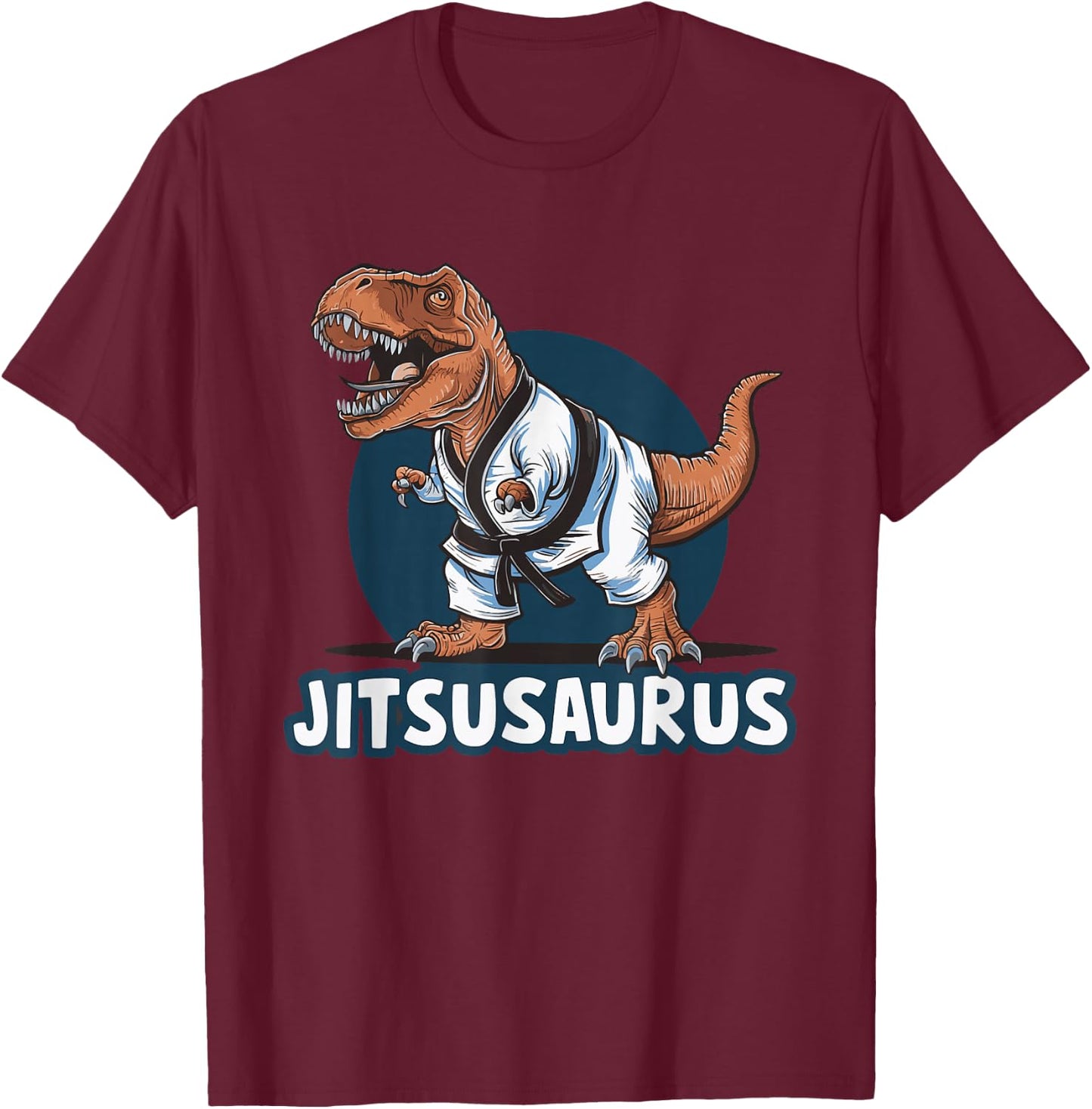 Jitsusaurus T-Shirt - T-Shirt | Maroon