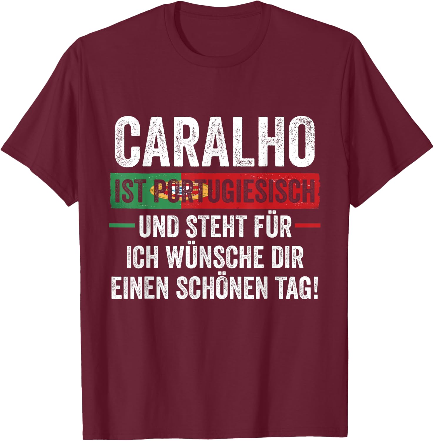 Portugiesen Portugal T-Shirt - T-Shirt | Maroon