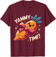 Funny Thanksgiving Yam Yammy Time T-Shirt - T-Shirt | Maroon