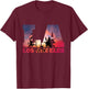 Los Angeles LA California Gift T-Shirt - T-Shirt | Maroon