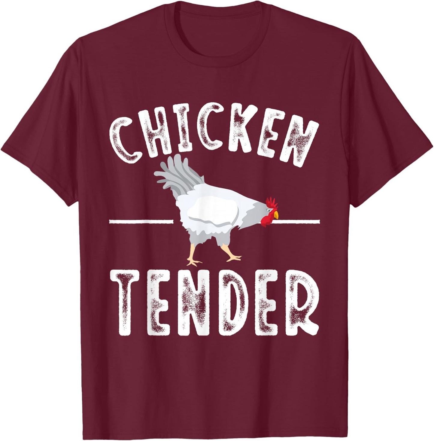 Chicken Tender T-Shirt - T-Shirt | Maroon