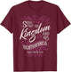 Seek First His Kingdom Matthew 6:33 Salvation Bible Verse T-Shirt - T-Shirt | Maroon