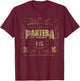 Official PANTERA 101 , black T-Shirt - T-Shirt | Maroon
