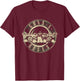 Guns N' Roses Official Reverse Logo , black T-Shirt - T-Shirt | Maroon