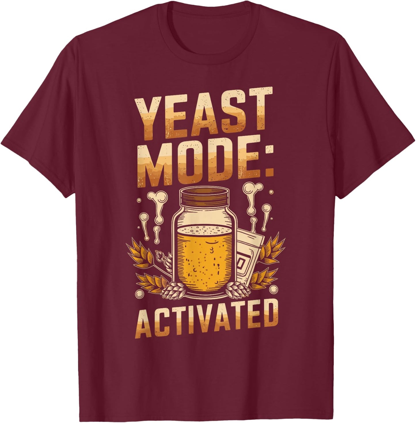 Vintage Baking Funny Brewer Humor T-Shirt - T-Shirt | Maroon