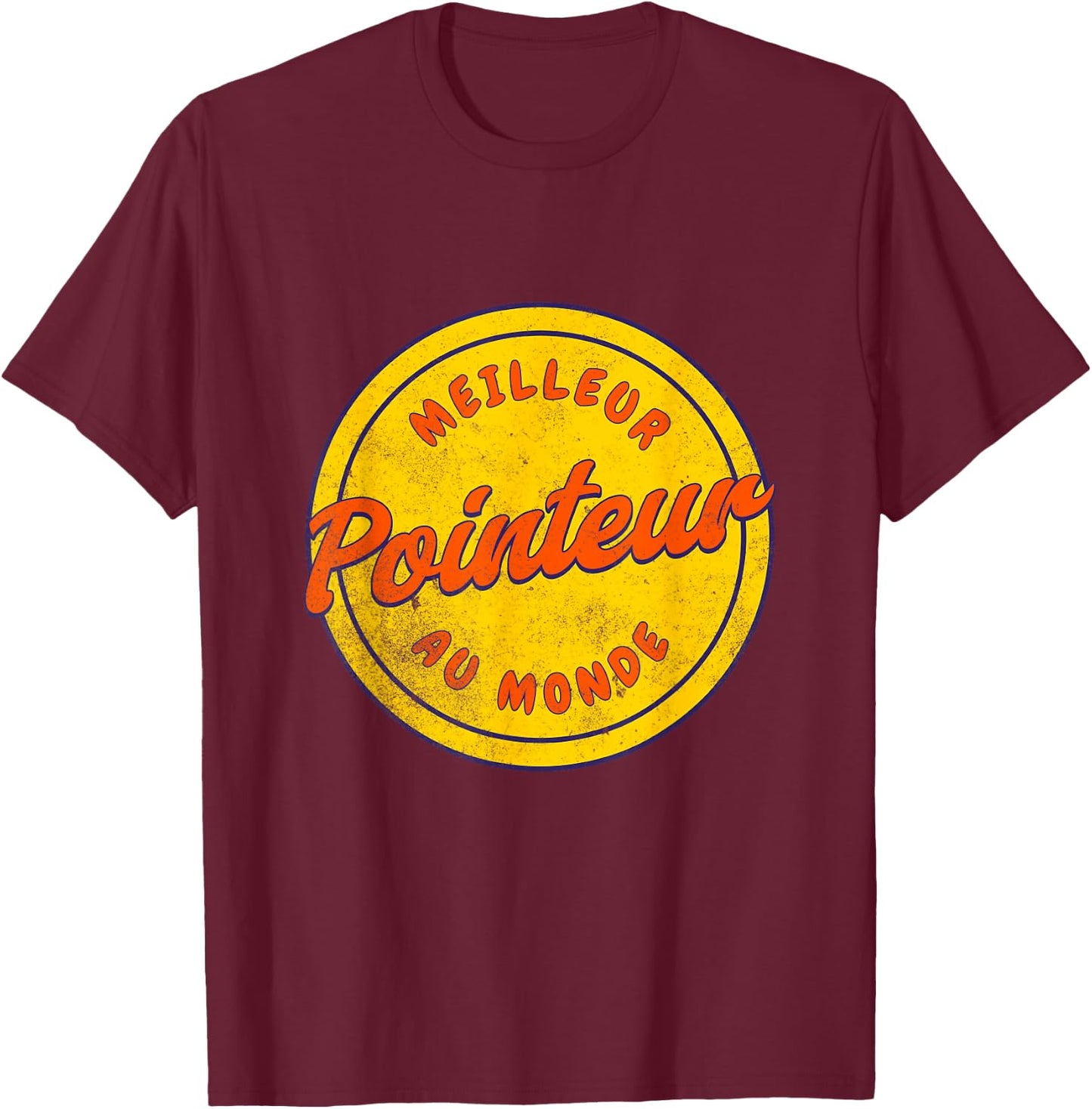 Humour Pétanque Idée-cadeau Pointeur Joueur de Pétanque T-Shirt - T-Shirt | Maroon