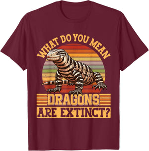 Reptile Lizard Tegu lover T-Shirt - T-Shirt | Maroon
