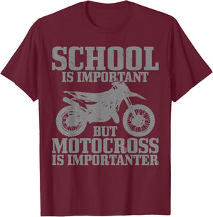 Motocross MX Enduro Freestyle Motorcycle Gift T-Shirt - T-Shirt | Maroon