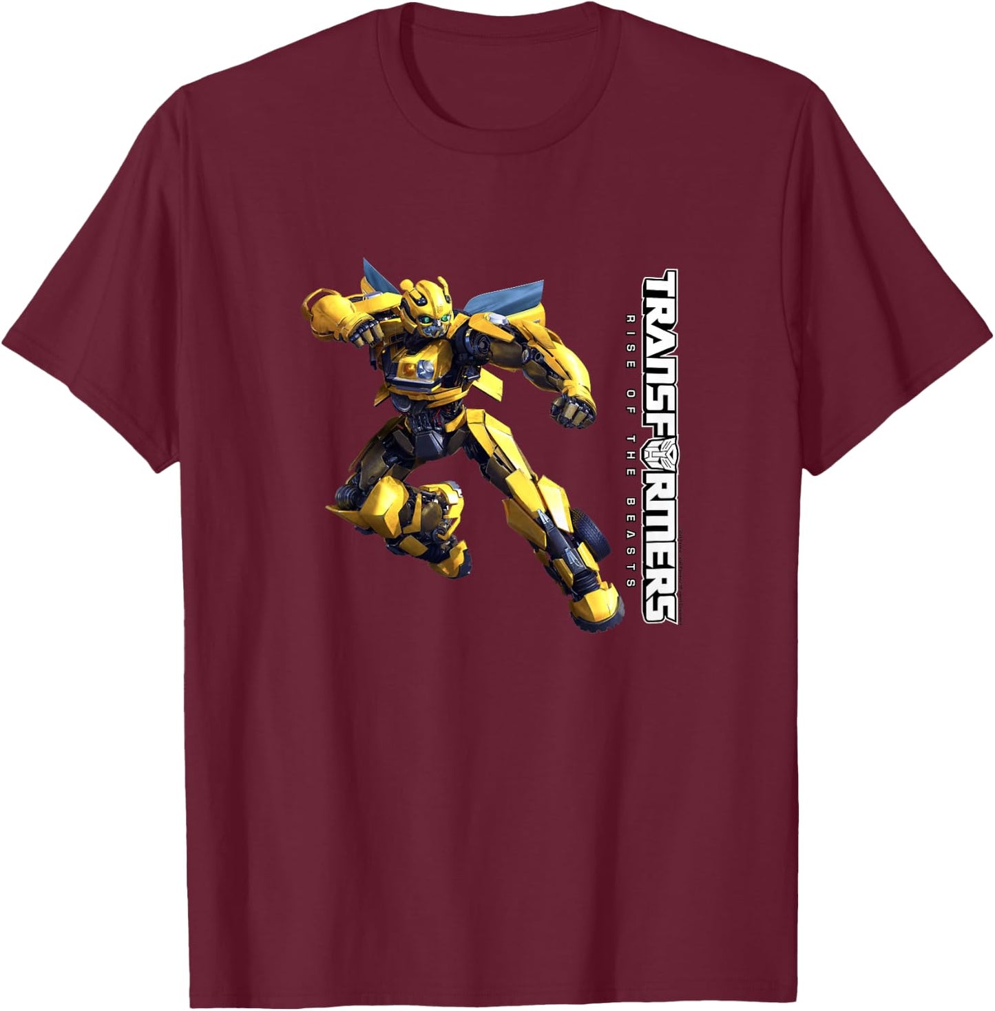Transformers: Rise of the Beasts Bumblebee Children's Full Body , gray T-Shirt - T-Shirt | Maroon