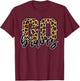 Braves Go Braves Leopard Print Cheetah Graphic T-Shirt - T-Shirt | Maroon