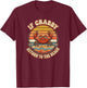 If Crabby Return to The Beach Funny Crab Humor T-Shirt - T-Shirt | Maroon