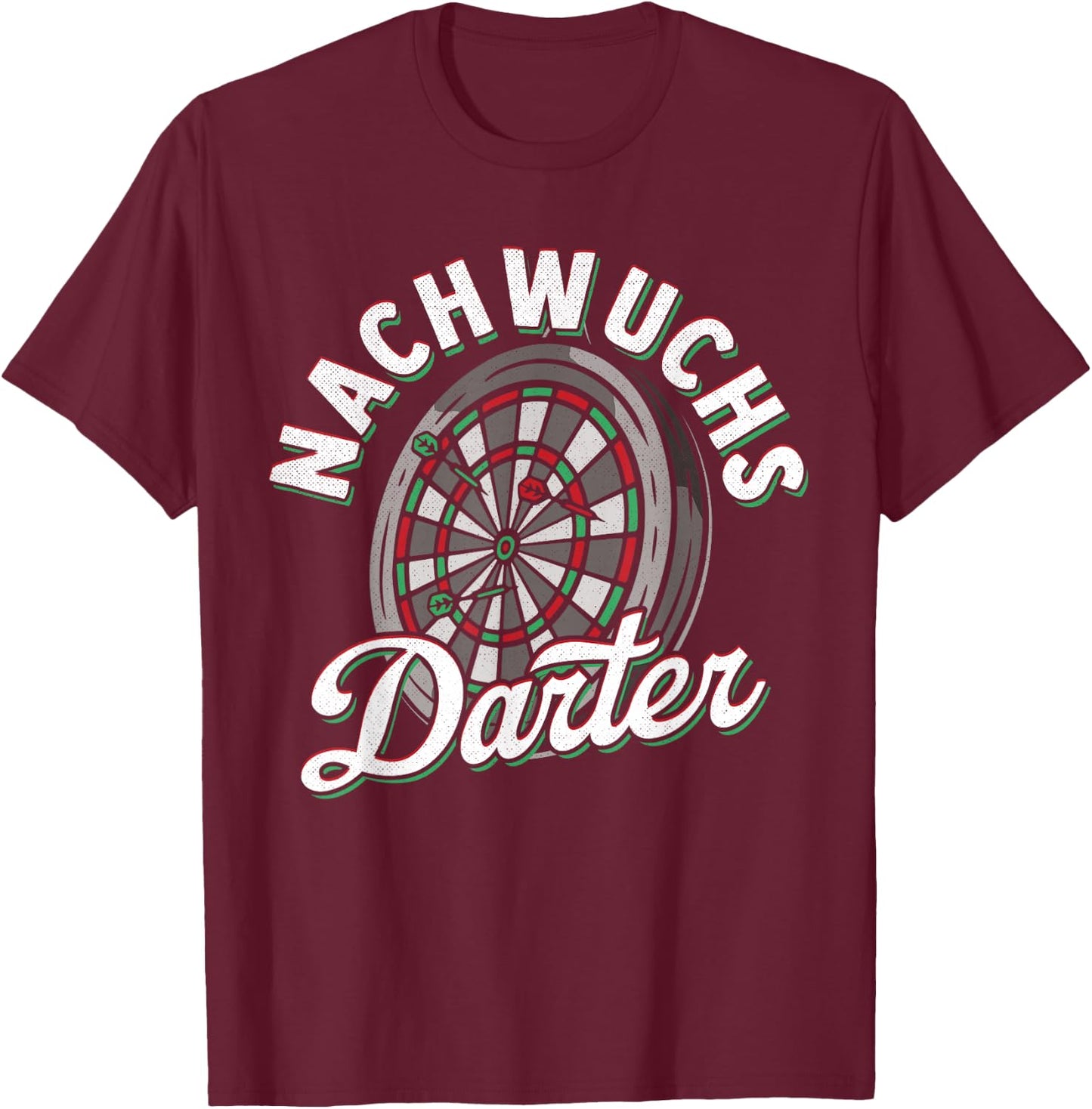 Offspring Dart Player Darts Darts Children's Dart T-Shirt - T-Shirt | Maroon