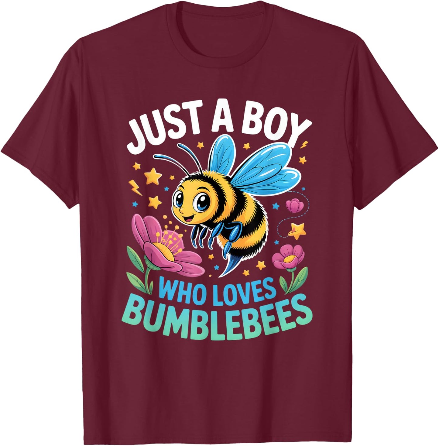 Boys Bumblebee T-Shirt - T-Shirt | Maroon
