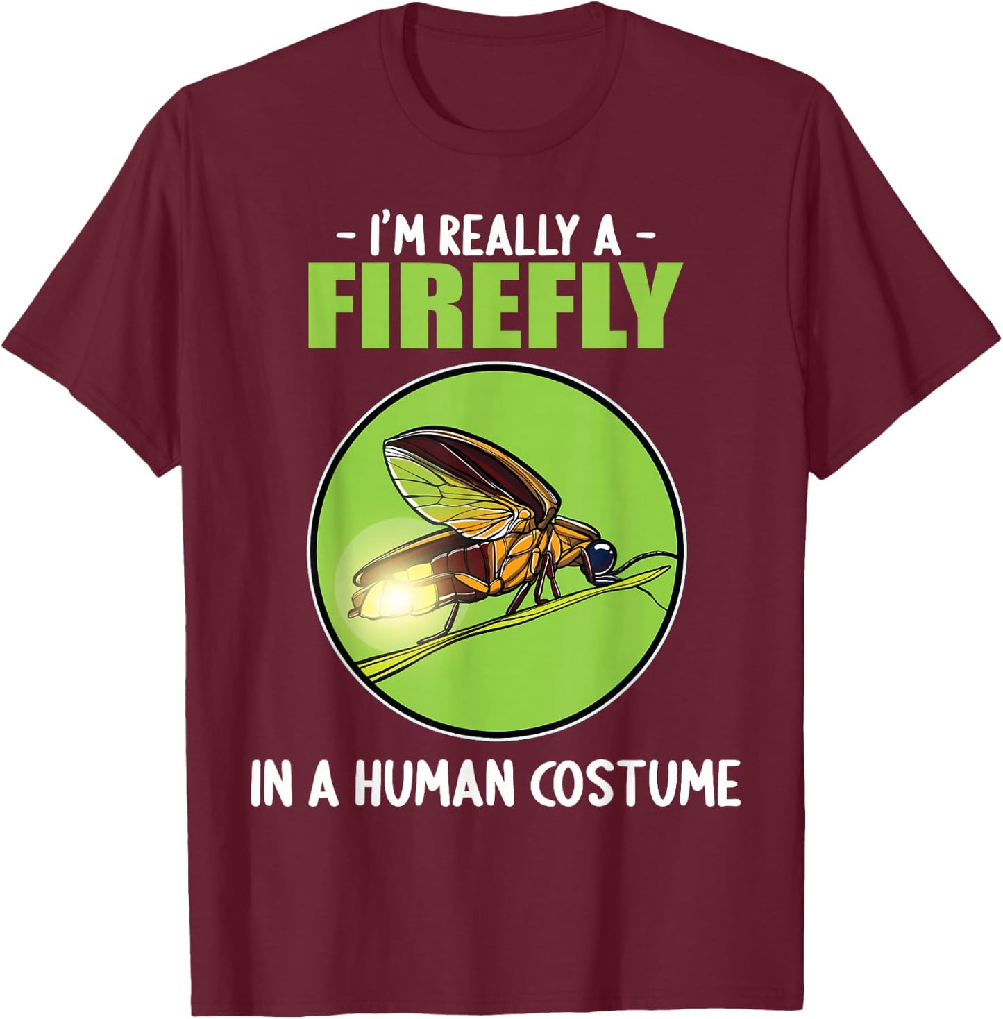 Fireflies Firefly T-Shirt - T-Shirt | Maroon