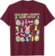 Every Bunny's Favorite Derm Office Dermatology Bunny T-Shirt - T-Shirt | Maroon