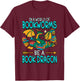 In A World Of Bookworms Be A Book Dragon T-Shirt - T-Shirt | Maroon