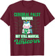 Magical Like A Unicorn Cerebral Palsy Awareness T-Shirt - T-Shirt | Maroon