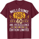 Vintage 1985 40 Years Birthday Man Woman Vintage 1985 , Black, S T-Shirt - T-Shirt | Maroon