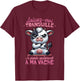 Funny Cow Woman Girl Child Je Parle à ma Vache , Black, S T-Shirt - T-Shirt | Maroon