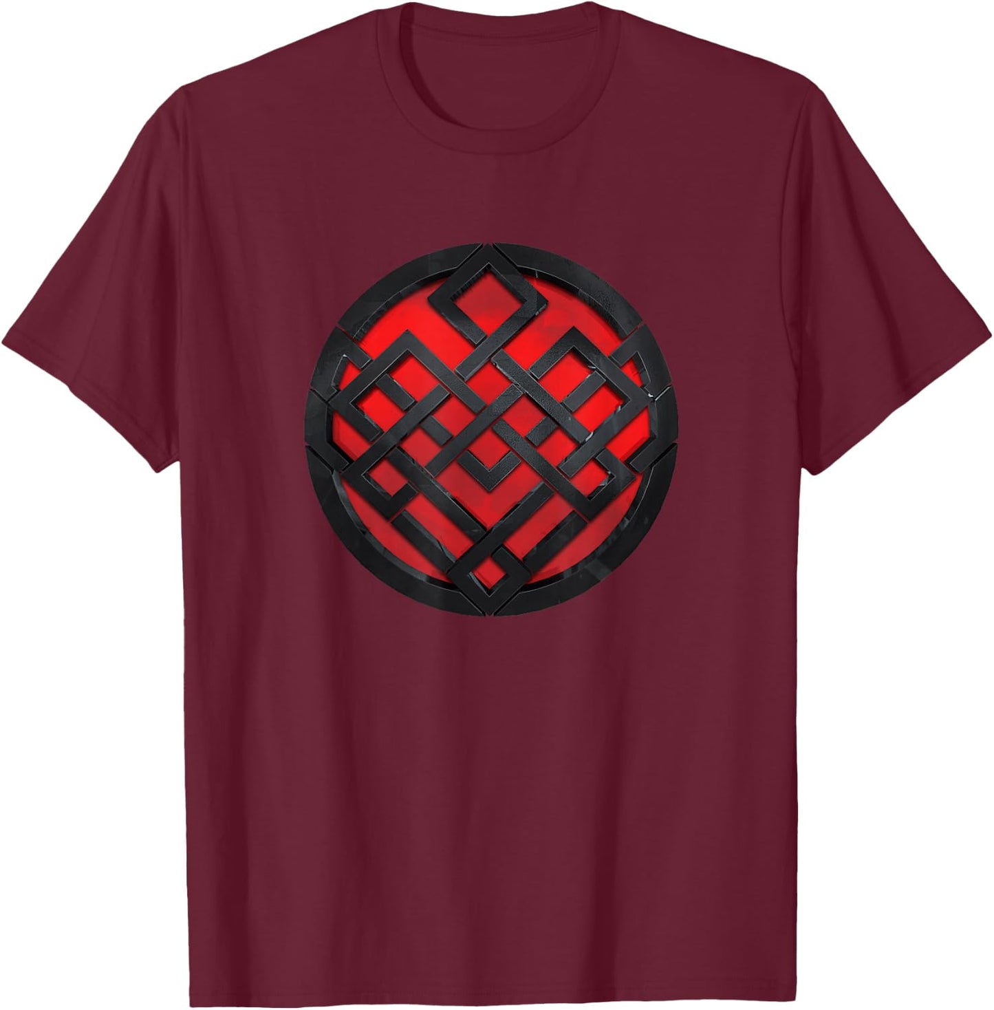 Marvel Shang-Chi and The Legend of The Ten Rings Red Icon T-Shirt - T-Shirt | Maroon