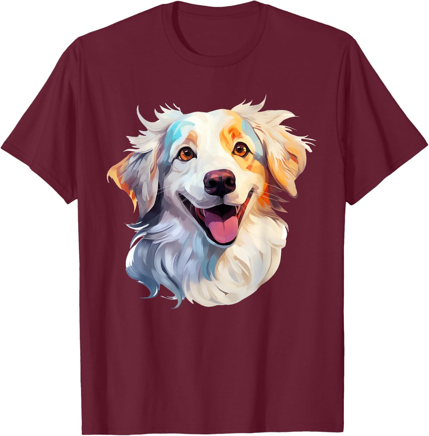 Kokoni Portrait Colour Artwork , black T-Shirt - T-Shirt | Maroon