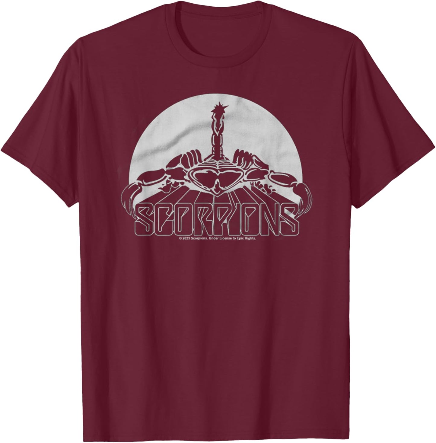Scorpions Logo Rock Music Band T-Shirt - T-Shirt | Maroon