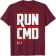 Run CMD Programmierer IT Spezialist T-Shirt - T-Shirt | Maroon