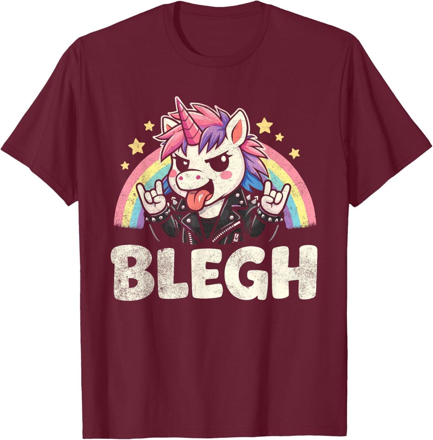 Blegh T-Shirt - T-Shirt | Maroon