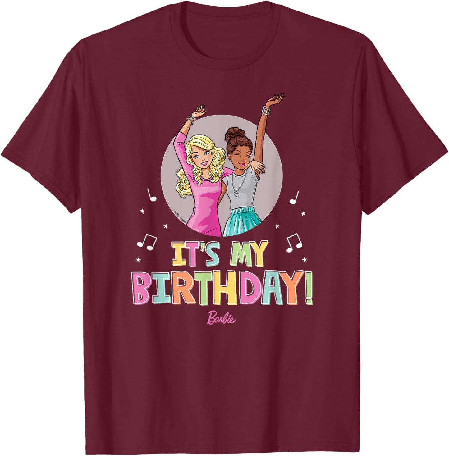 Barbie - Es ist mein Geburtstag T-Shirt - T-Shirt | Maroon